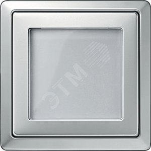 Накладка с полем для надписи сталь - Schneider Electric