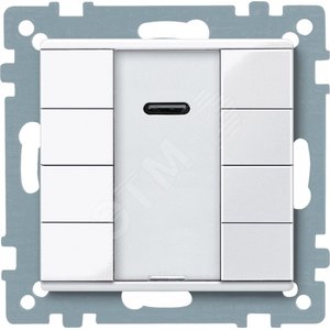 SM,4 КН. ВЫКЛ PLUS С ИК-ПРМ, АКТ.БЕЛ.БЛ - Schneider Electric