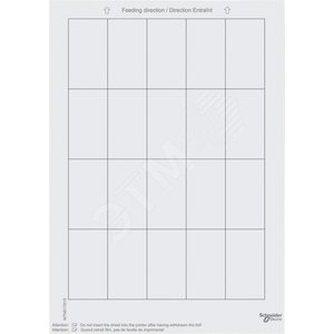 SD Этикетки для 1- 2- или 4-кнопочных выключателей - Schneider Electric