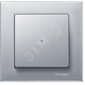 SM, КЛАВИША ДЛЯ МОДУЛЯ 1 КН. ВЫК, АЛЮМ. | MTN625160 | Schneider Electric - Schneider Electric