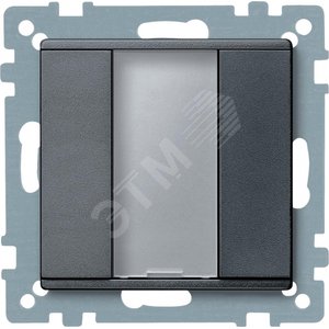 SM,1 КН. ВЫКЛ PLUS, АНТРАЦИТ | MTN627514 | Schneider Electric - Schneider Electric