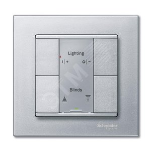 SM,2 КН. ВЫКЛ PLUS, АЛЮМ | MTN627660 | Schneider Electric - Schneider Electric