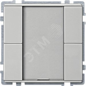 SD Выключатель двухкнопочный PLUS сталь - Schneider Electric