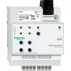АКТОР ДЛЯ ВЫКЛ REG-K/4X230/10 С РУЧН УПР | MTN649204 | Schneider Electric - Schneider Electric