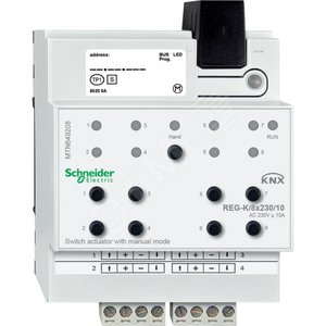 АКТОР ДЛЯ ВЫКЛ REG-K/8X230/10 С РУЧН УПР - Schneider Electric