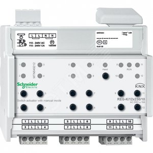 АКТОР ДЛЯ ВЫКЛ REG-K/12X230/10 С РУЧ УПР - Schneider Electric