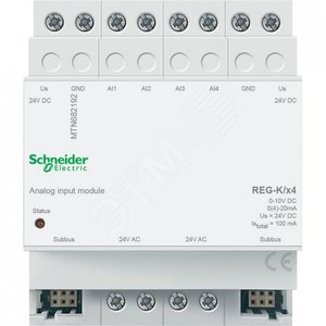 Модуль для аналогового входа REG-K/ 4 порта - Schneider Electric