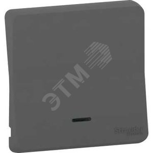 Mureva Styl Антрацит Клавиша с линзой подсветки, IP55 | MUR34204 | Schneider Electric - Schneider Electric
