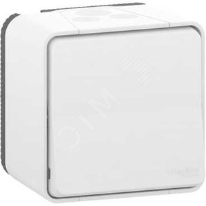 Выключатель кнопочный MUREVA S открытой установки, белый, IP55 (MUR39026) - Schneider Electric