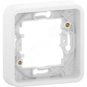 Mureva Styl Белый Рамка для внутр. монт. 1-ая, IP55 | MUR39107 | Schneider Electric - Schneider Electric