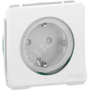 MUREVA S розетка с з/к. и шт. механизм, белый,IP55 - Schneider Electric