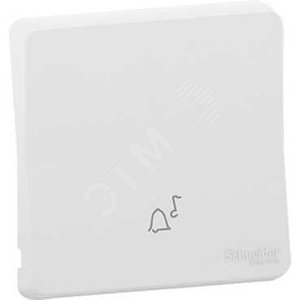 MUREVA S клавиша с символом звонок, белый, IP55