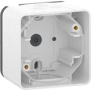 Бокс однопостовый MUREVA S для накладного монтажа, белый, IP55 (MUR39911) - Schneider Electric