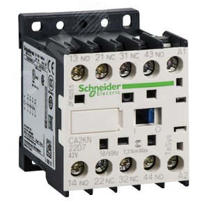 Реле промежуточное 2НО+2НЗ 42В 50/60Гц винтовые зажимы (CA2KN22D7) 3