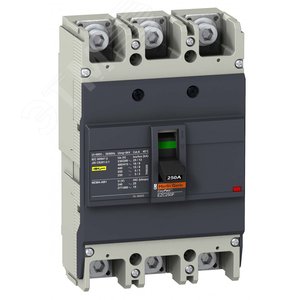 АВТ. ВЫКЛ. EZC250F 18 кА/400В 3П3Т 160 A | EZC250F3160 | Schneider Electric - фото 3