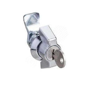 Замок 1242E в ручке ХРОМ | NSYCL1242ECSX | Schneider Electric