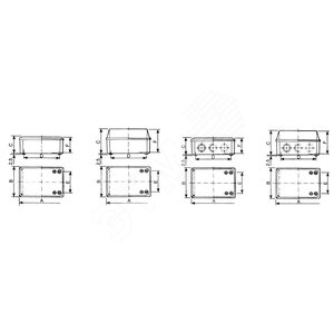 Коробка SDB IP55 с низкой крышкой 155X105X61 - Schneider Electric