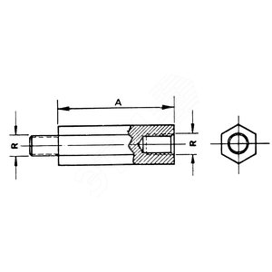 шестигранные проставки 100шт M5 H 15 - Schneider Electric