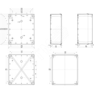 ПЛАСТ.КОРОБКА PK-UL IP66 192x164x105 | NSYTBP342912 | Schneider Electric - Schneider Electric