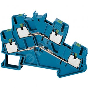 Клемма пружинная PIT 2 уровня 4 точки 2.5мм.кв. синий - Schneider Electric