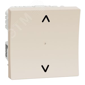 WISER UNICA NEW управление жалюзи и рольставен 500Вт, 230В, ZigBee 3.0, БЕЖЕВЫЙ (NU350944) - Schneider Electric