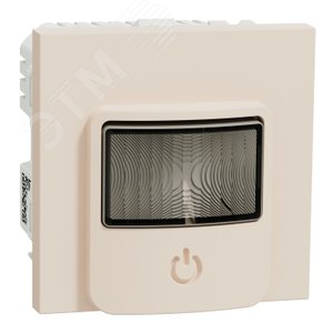 WISER UNICA NEW Датчики движения с универсальным диммером, 200Вт, 230В, БЕЖЕВЫЙ (NU352744) - Schneider Electric