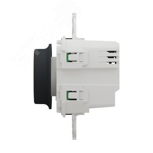 WISER UNICA NEW LED-ДИММЕР универсальный поворотно-нажимной 200Вт, АНТРАЦИТ (NU551854) - Schneider Electric
