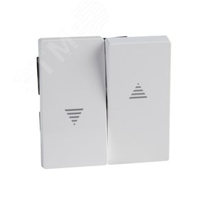 КЛАВИША X2 ДЛЯ РОЛЬСТАВНЕЙ, БЕЛЫЙ | MTN432425 | Schneider Electric 3