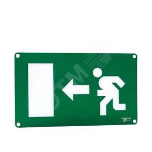 Пиктограмма для QUICK SIGNAL ВЫХОД НАЛЕВО одностороняя - Schneider Electric