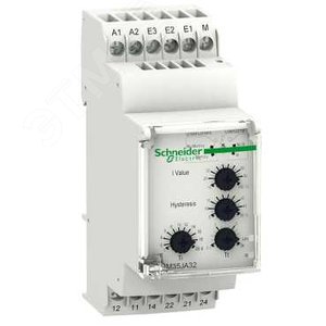РЕЛЕ КОНТРОЛЯ ПОВЫШ/ПОНИЖ ТОКА 0,15-15A | RM35JA32MW | Schneider Electric 5
