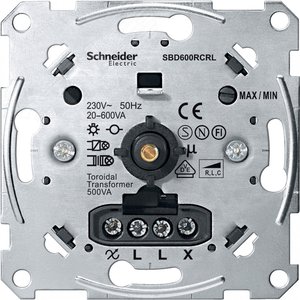 Механизм повротного светорегулятора 600ВА универсальный (MTN5139-0000) - Schneider Electric