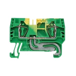Клеммник пружинный заземляющий 4мм.кв 2 точки подключения - Schneider Electric