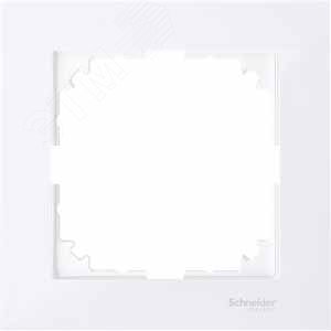 M-Pure Рамка 1 пост бриллиантовый белый (MTN4010-3625) 5