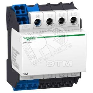 Блок распределительный DISTRIBLOC 63А 4п ввод     снизу крепление на DIN-рейку - Schneider Electric