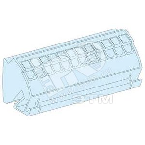 4 БЛОКА ЗАЗЕМЛЕНИЯ, 12Х4 ММ2 | 04214 | Schneider Electric - Schneider Electric
