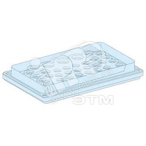 САЛЬНИК. ПАНЕЛЬ С 39 ОТВЕРСТИЯМИ ДИАМЕТРОМ 7 - 26 ММ, IP55 | 08898 | Schneider Electric - Schneider Electric