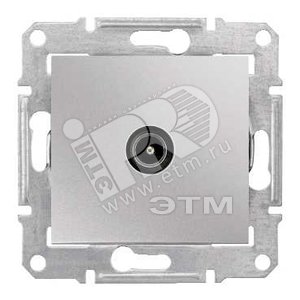 SEDNA TV РОЗЕТКА проходная, 8dB, АЛЮМИНИЙ |SDN3201260| Schneider Electric - Schneider Electric