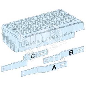 РАСПР.БЛ.POLYPACT СТ.С Р.УПР-Я, 3 ПОЛЮСА - Schneider Electric