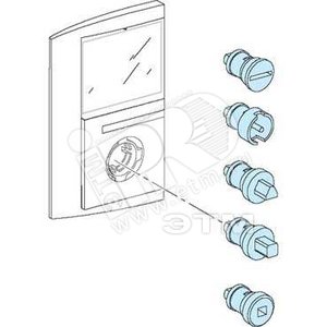 ДВЕР. ВТУЛКА, КВАДРАТ. ШТЫРЬ, 8 ММ, IP55