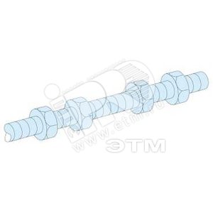 КРЕПЛЕНИЕ ШИН, УСТАНОВЛЕННЫХ «НА РЕБРО» | 04691 | Schneider Electric