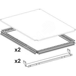 3 ГОР.РАМЫ+В.ПАНЕЛЬ+ПОРОГИ, Ш700, Г800 | 06515 | Schneider Electric - Schneider Electric