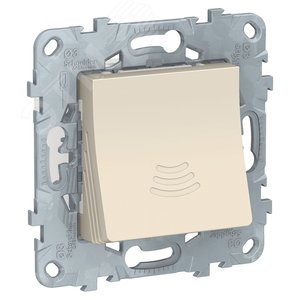 Звонок UNICA NEW электронный 70 дБ/ 1 м бежевый (NU578644) - Schneider Electric