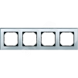 M-Plan стекло Рамка х4, стекло - Schneider Electric