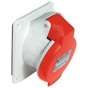 Розетка скрытая угловая 16А 3P+E IP44 380В винтовые зажимы - Schneider Electric