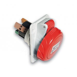 Розетка скрытая угловая 16А 3P+N+E IP67 380В быстрозажимные клеммы