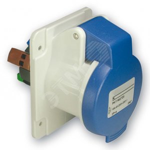 Розетка скрытая прямая 16А 2P+E IP44 220В быстрозажимные клеммы