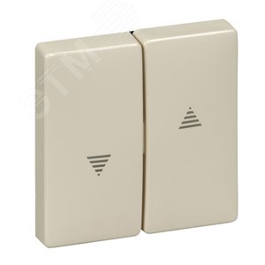 КЛАВИША Х2 ДЛЯ ЖАЛЮЗИ И КНОП., БЕЖ | MTN411544 | Schneider Electric 4