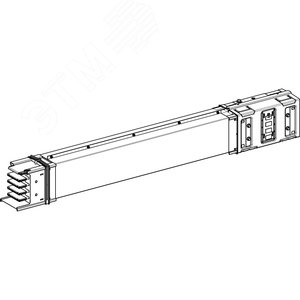 CANALIS KSA СЕКЦИЯ ПРЯМАЯ ИЗМЕН. ДЛИНЫ 630A ГОРИЗОНТ (500 - 1900) (KSA630ET43A) - Schneider Electric