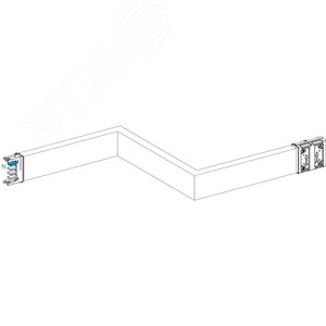CANALIS KSA УГЛОВАЯ Z-ОБРАЗНАЯ СЕКЦИЯ 400А (250 - 750)x(250 - 750)x(250 - 750) (KSA400DZCH43A) - Schneider Electric