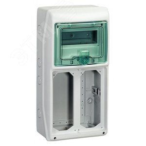 Щит KAEDRA IP65 8 модулей + 2 отверстия розетка 63А - фото 2
